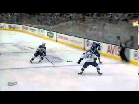 Gunnarson 4-2 Goal - Blues vs. Maple Leafs (Mar 25, 2014)