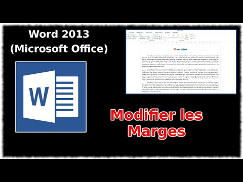 comment regler les marges sur word 2003