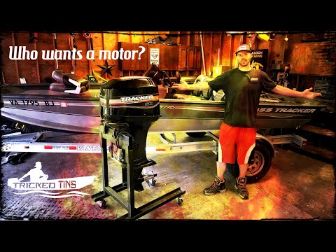 "How to remove an Outboard with controls" Bass Tracker PT-175