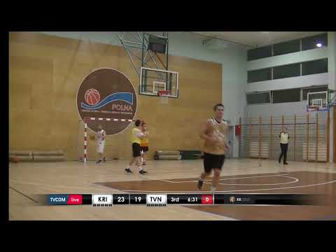 Skrót: KRIS vs TVN - II Liga Warszawa - 19.10 - Koszykarska Liga Biznesu