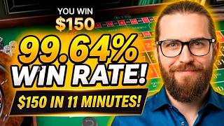 I Tried the 5×5 Roulette Strategy Again and Made $150 in 11 Minutes