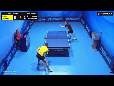 20:05 Andrii Shamrai - Vadym Nechyporuk 22.09.2023 TT Euro.Cup Ukraine Star. TABLE 3