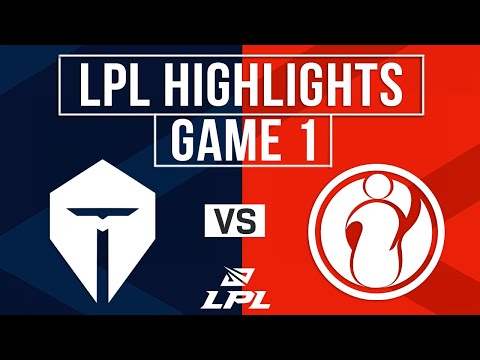 TES vs IG Highlights Game 1 | LPL 2026 Split 1 | Top Esports vs Invictus Gaming