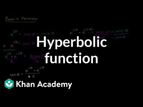A thumbnail for: Hyperbolic trig functions