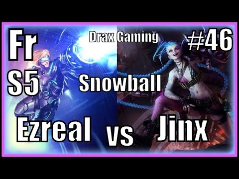 Ezreal vs Jinx S5 League Of Legends Gameplay