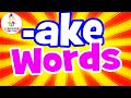 AKE Words For Kids Read AKE Words For Children Word Family Series