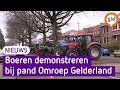 Demonstratie boeren bij pand Omroep Gelderland beëindigd