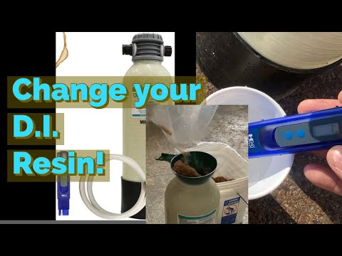 Change Your Mixed Bed Deionizer Resin! How To DI Water On The Go Spotless