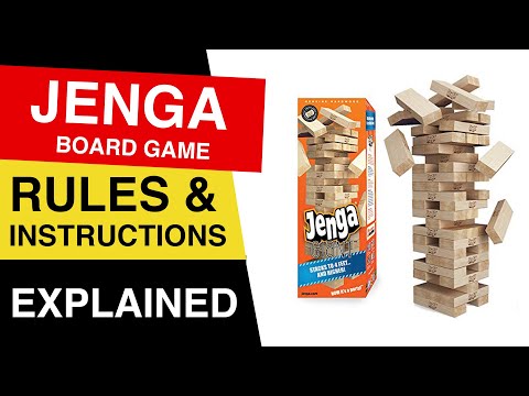 JENGA Board Game Rules & Instructions | How To Play Jenga | Jenga Game Explained