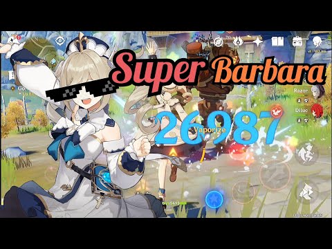 [Genshin Impact] Super Barbara Dps | No bugs