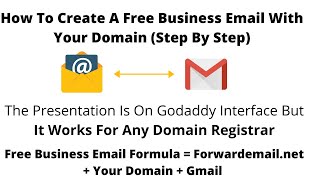 Free Business Email With Godaddy Domain - Managed From Gmail (Works In 2021!)