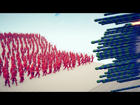 5x SNAKE HWACHA vs 50x EVERY UNIT - Totally Accurate Battle Simulator TABS