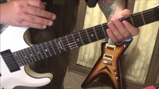 Loudness - The Lines Are Down - CVT Guitar Lesson by Mike Gross