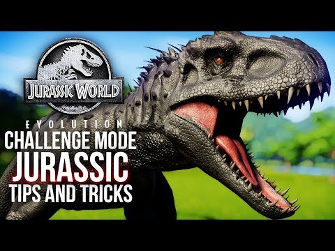 TOP 10 TIPS FOR JURASSIC DIFFICULTY CHALLENGE MODE | Jurassic World: Evolution Guide