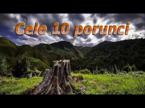 CELE 10 PORUNCI DUMNEZEIESTI SI EXPLICATIA LOR