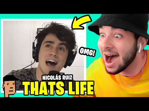 REACCIÓN a NICOLÁS RUIZ de The Voice Chile CANTANDO THAT´S LIFE de FRANK SINATRA