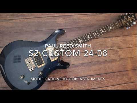 PRS S2 Custom 24-08 Plus Lake Blue Seymour Duncan Phat Cat Ibanez NF3 pickups Modified worn image 17