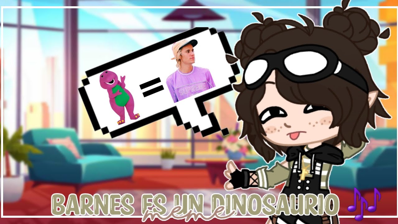 Barney es un dinosaurio aunque se extinguieron //meme//(no c que hice 😐👍😝)