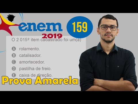 ENEM 2019 | Questão 159 | Prova Amarela Padrões (Pirataria)