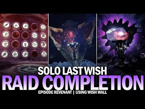 Solo Last Wish Raid in The Final Shape (Using Wish Wall) [Destiny 2]