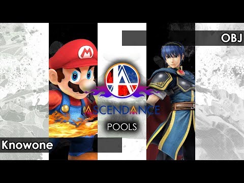Smash 4: Knowone (Mario) V OBJ (Marth/Cloud) - Ascendance 61 Tournament SSB4