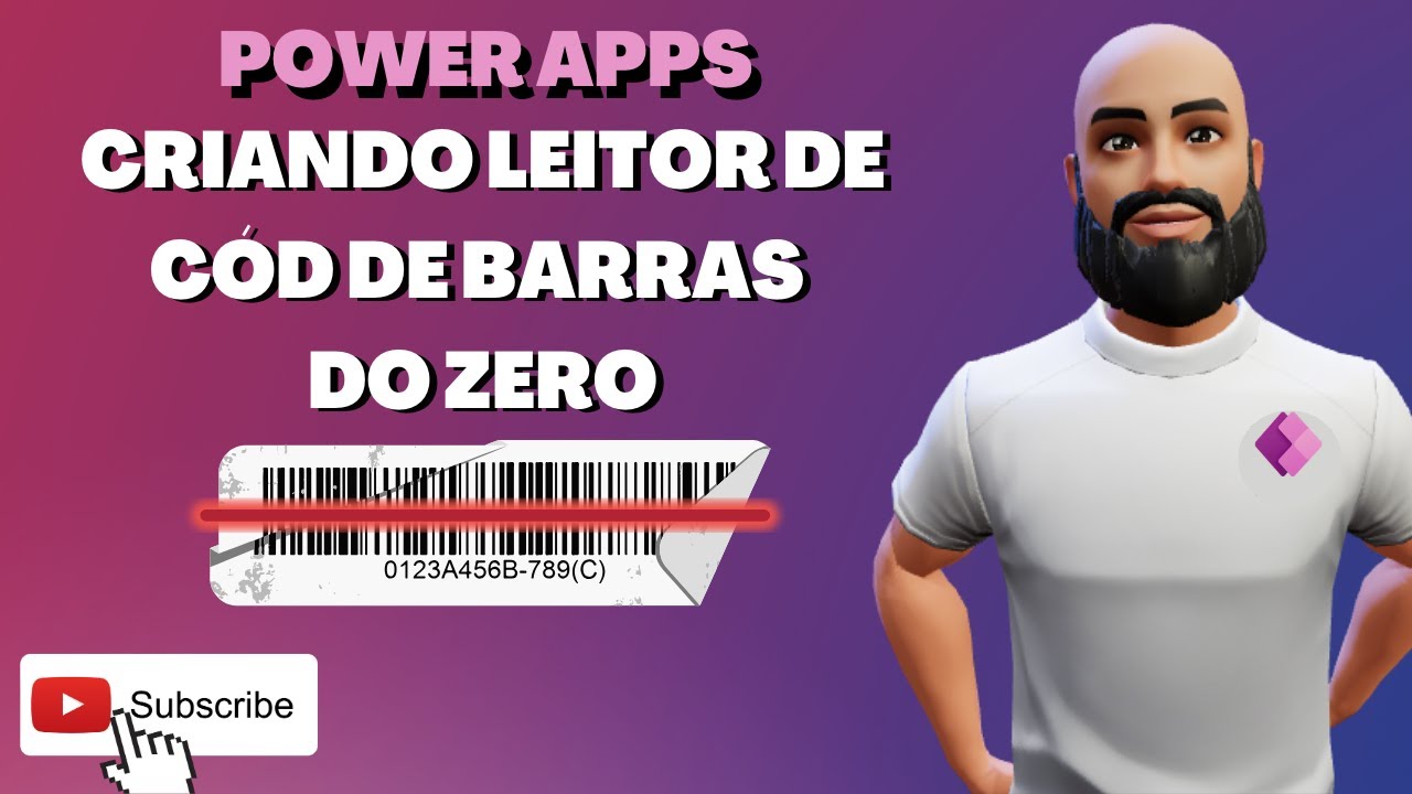 Power Apps - Criando Leitor de Código de Barras