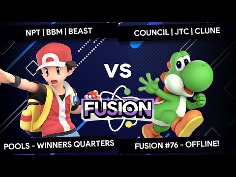 Fusion #76 - NPT BBM Beast (Pokemon Trainer) vs Council JTC Clune (Yoshi) - Pools - Winners Quarters