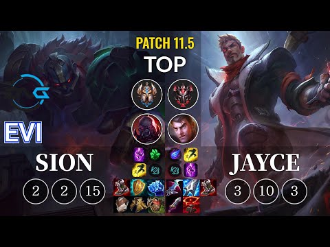 DFM Evi Sion vs Jayce Top - KR Patch 11.5