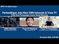 CNN Indonesia Trans TV Perbandingan Jeda Iklan Pada Saat Good Morning 25 Jan 2023