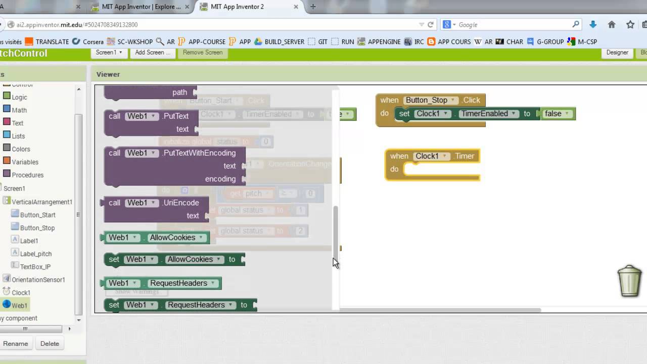 Control a Scratch sprite with an Android device