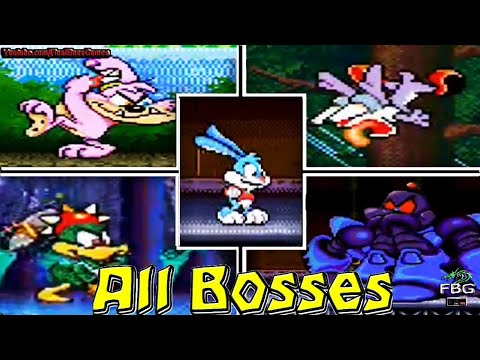 Tiny Toon Adventure Buster Hidden Treasure All Boss