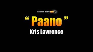PAANO - Kris Lawrence (Karaoke)