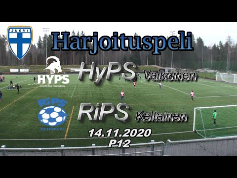 Harjoituspeli P12 HyPS Valkoinen - RiPS Keltainen 14.11.2020