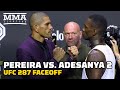 Alex Pereira, Israel Adesanya Lock Eyes At Press Conference Staredown | UFC 287 | MMA Fighting