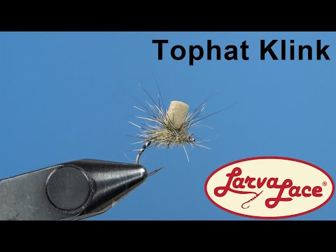 Unbelievable Emerger pattern for picky trout! Tophat Klink - Fly Tying with Larva Lace