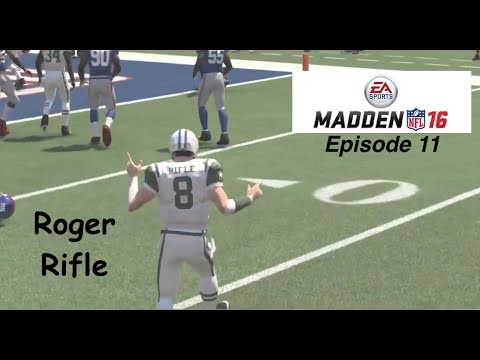 Roger Rifle (QB) Connected Career- Madden 16 - PS4 - Ep. 11 vs. Giants