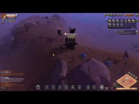 Albion Online using a t3 ox only in Black zone