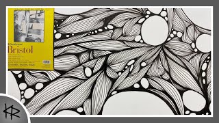 Doodle Art Ink Drawing - relaxing wavy lines & circles
