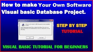 Visual Basic Tutorial | How to Make setup file for your software | Visual Basic Database Application