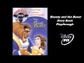 Beauty And The Beast Read Along Story DVD Playthrough Gameplay