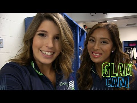 Glam Cam - Seahawks vs Lions with Sea Gal Karissa