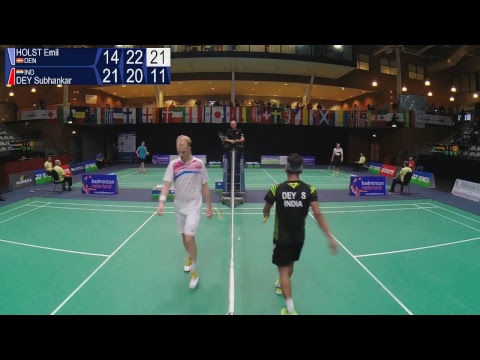 Emil Holst vs Subhankar Dey (MS, R16) - Yonex Dutch Open 2017