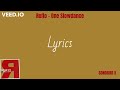 Rufio - One Slowdance (Lyrics)