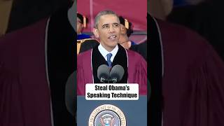 Steal Obama’s Speaking Technique