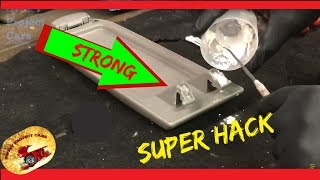 How to Repair Difficult Plastic Parts..Super DIY Hack