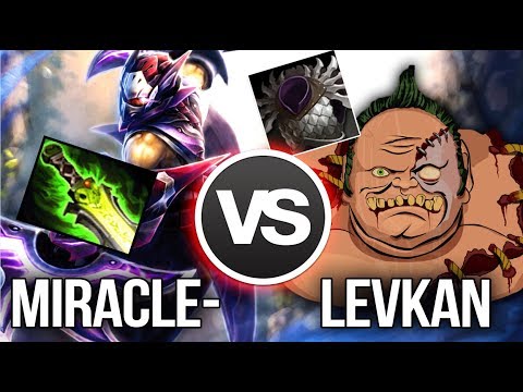 Miracle- E-BLADE Anti-Mage Carry vs Best PUB Pudge Levkan - Dota 2