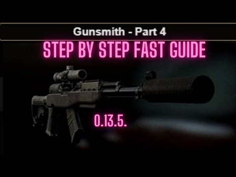 Gunsmith Part 4 Escape From Tarkov Fast Guide Mechanic Easy guide #eft 1.13.5 patch