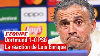 Dortmund 1-0 PSG - La conférence de presse de Luis Enrique : 
