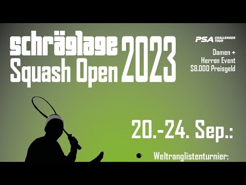 REPLAY | RD1 | Centre Court | Schräglage Squash Open 2023
