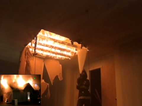 Attic Fire Tactics - Large Hole Below Ventilated